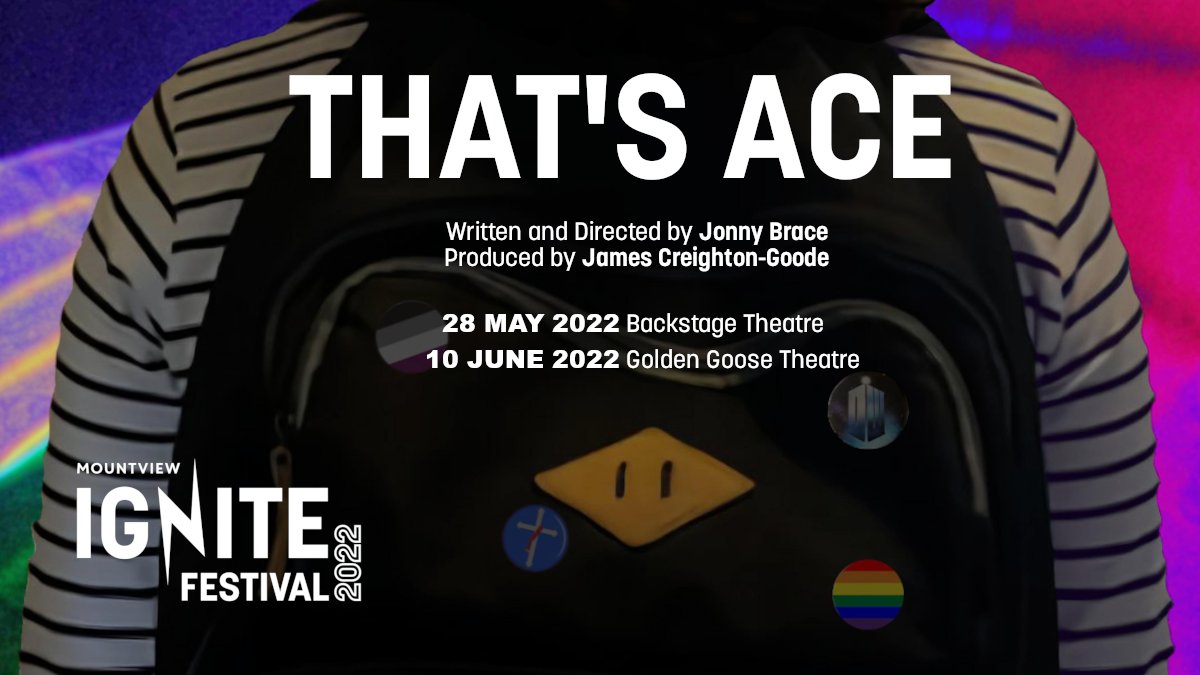 GooseTheatre's tweet photo. Introducing IGNITE Festival 2022:
Our next shows at the Golden Goose Theatre are...📣

THAT’S ACE produced by James Creighton-Goode - 10th June ⚡️

Find out more and book your tickets here: https://t.co/Sm3xeniTaQ.

#MountviewIGNITEs 💥 #GoldenGooseIGNITEs 💥 https://t.co/LuPJv6Sz2d