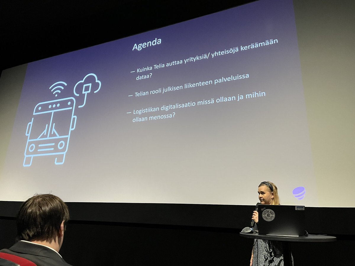 Liikenteen ja logistiikan asiantuntija Satu Orava <a href="/teliafinland/">Telia Finland</a>’ilta kertoo Liikenteen reaaliaikainen tilannekuva -seminaarissa <a href="/korjaamohki/">Korjaamo</a>’ssä asiakastarinoiden kautta, miten tiedolla voidaan optimoida liikennettä sekä säästää kustannuksia ja ympäristöä. #data #liikenne #IoT