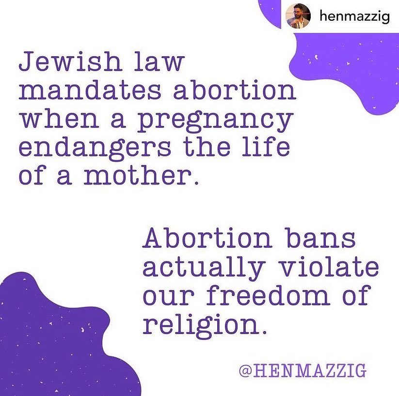 KolAmiEP's tweet photo. We support a woman’s right to choose #reformjews #RoeVWade #scotus https://t.co/2OXH3d09Ay