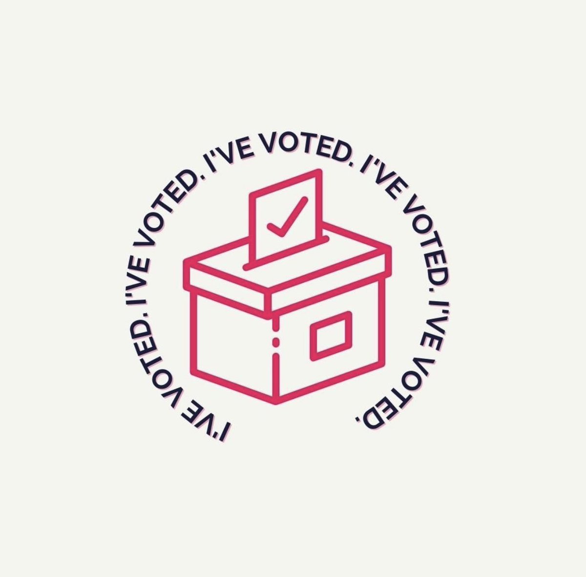 I’ve voted, have you? 🗳