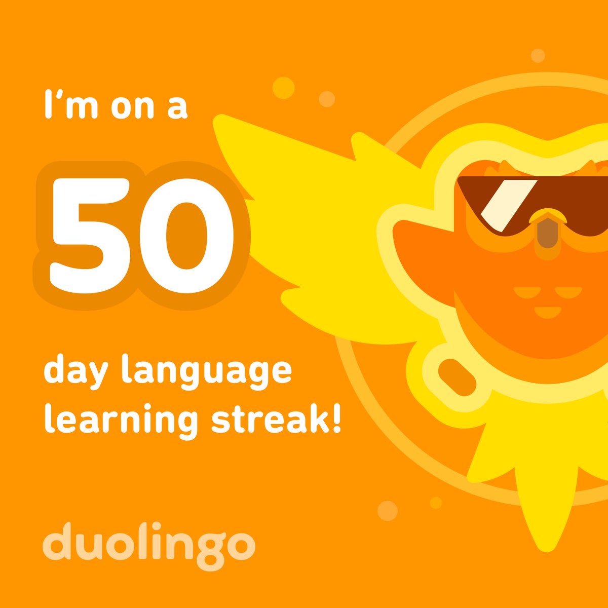 I’m on a 50 day streak learning Spanish on Duolingo! Join me? invite.duolingo.com/BDHTZTB5CWWKSJ…