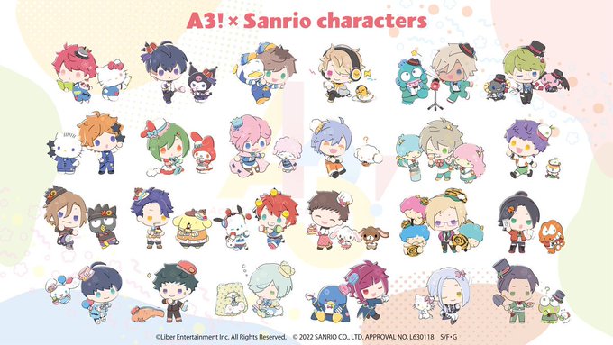 A3サンリオコラボキャラ一覧は サンリオキャラのプロフィールは