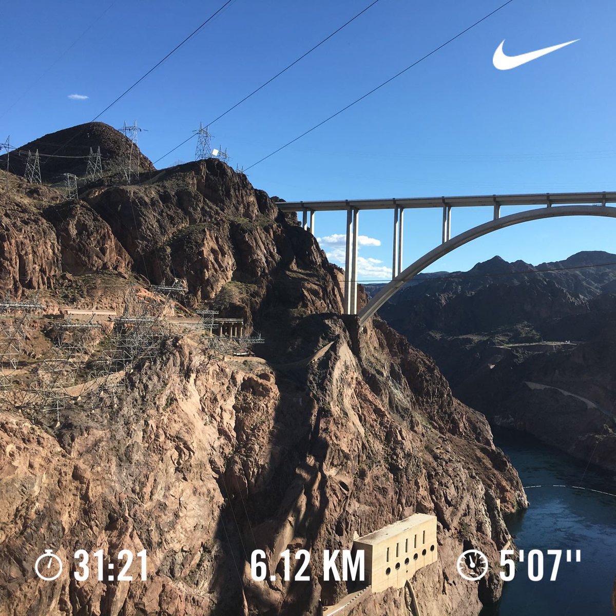 VirtualRunMsCl1's tweet image. #run #runner #Treadmill  #Japan #USA #LasVegas #Sightseeing #ラン #ランナー #朝ラン #トレッドミル #アメリカ観光  #ラスベガス 　#ランニング好きと繋がりたい #hooverDam #フーバーダム