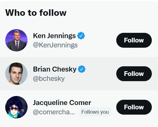 MisterAOC's tweet photo. .@comerchameleon Just so you're aware of those that Twitter associates you with (I'm following you now btw) https://t.co/6YQt5sFbXo