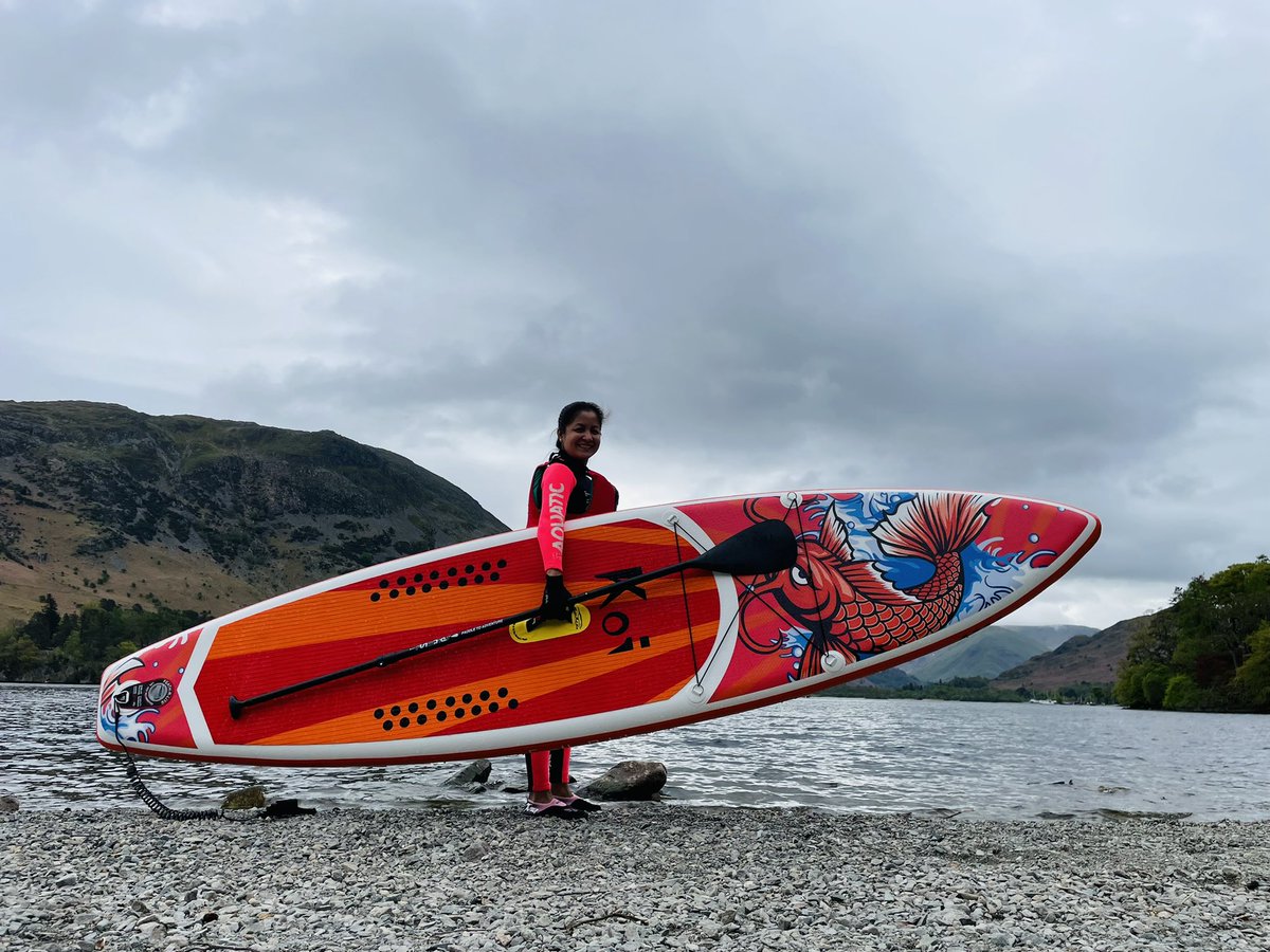 Geraldine_OT's tweet photo. Those who contemplate the beauty of the earth find reserves of strength that will endure as long as life lasts. Finally, I learnt paddle boarding 🥰 #ullswater #patience #confidence https://t.co/8uhUlPvljs
