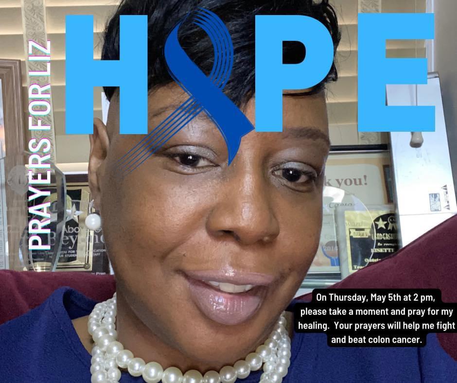 GospelMusicBuzz's tweet photo. Help us keep Dr. Lisette Caesar in prayer as she wins the battle against colon cancer.
#DrLiz
#CancerWarrior #PrayerRoom #PrayerChangesThing https://t.co/noWNtAWjGo