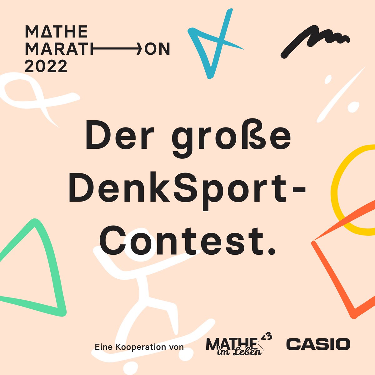 mathe_im_leben's tweet photo. Für alle, die #MatheimAdvent das Jahr über vermissen: Vom 1. bis 30. Juni können Schüler*innen &amp; Klassen kostenlos am #MatheMarathon teilnehmen &amp; Preise gewinnen! 200 Aufgaben + 42,2km Sport = Mathe-Marathon von @CasioSchulR &amp; Mathe im Leben https://t.co/LMfniwhusv https://t.co/ZmNzezcv3t