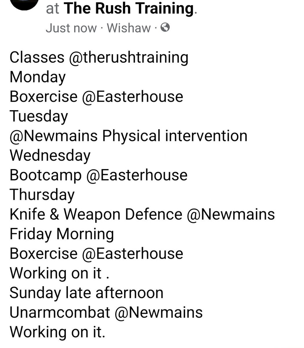 therushtraining's tweet photo. Classes @therushtraining up and running working on others . https://t.co/8qqmdwl1G3