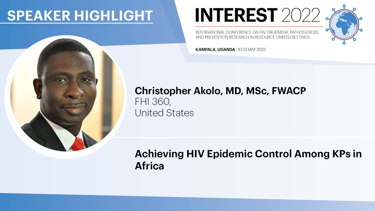 INTEREST Conference (@interestconf) on Twitter photo How can we #end #AIDS by #2030? #Infectious #disease physician <a href="/akolochris/">Christopher Akolo</a> will discuss how we can achieve #HIV epidemic control among key populations in #Africa on 13 May at #INTERESTconf 2022! interestworkshop.org/sessions/sessi… How can we #end #AIDS by #2030? #Infectious #disease physician <a href="/akolochris/">Christopher Akolo</a> will discuss how we can achieve #HIV epidemic control among key populations in #Africa on 13 May at #INTERESTconf 2022! interestworkshop.org/sessions/sessi…
