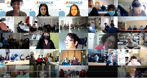 ConfeAspace's tweet photo. El pasado 27 de abril celebramos la 1️⃣ #reunión virtual de la #RedASPACE de 2022.
¿Qué hicimos? 😏
✔️Aprovechamos para dar la #bienvenida a nuestra nueva responsable de Red: Lucía Pericacho
✔️ Contamos cómo trabajamos en ella y
✔️ Conocimos qué vamos a trabajar en estos meses. https://t.co/QNkELax0Qj
