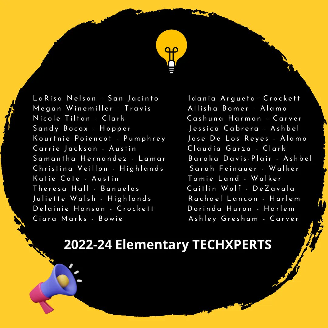 gccisd_edtech's tweet image. Congratulations to these Educators who will be part of the GCCISD Elementary TechXpert Cohort for 2022-2024! #gcGIANTS #gccisdEdTech