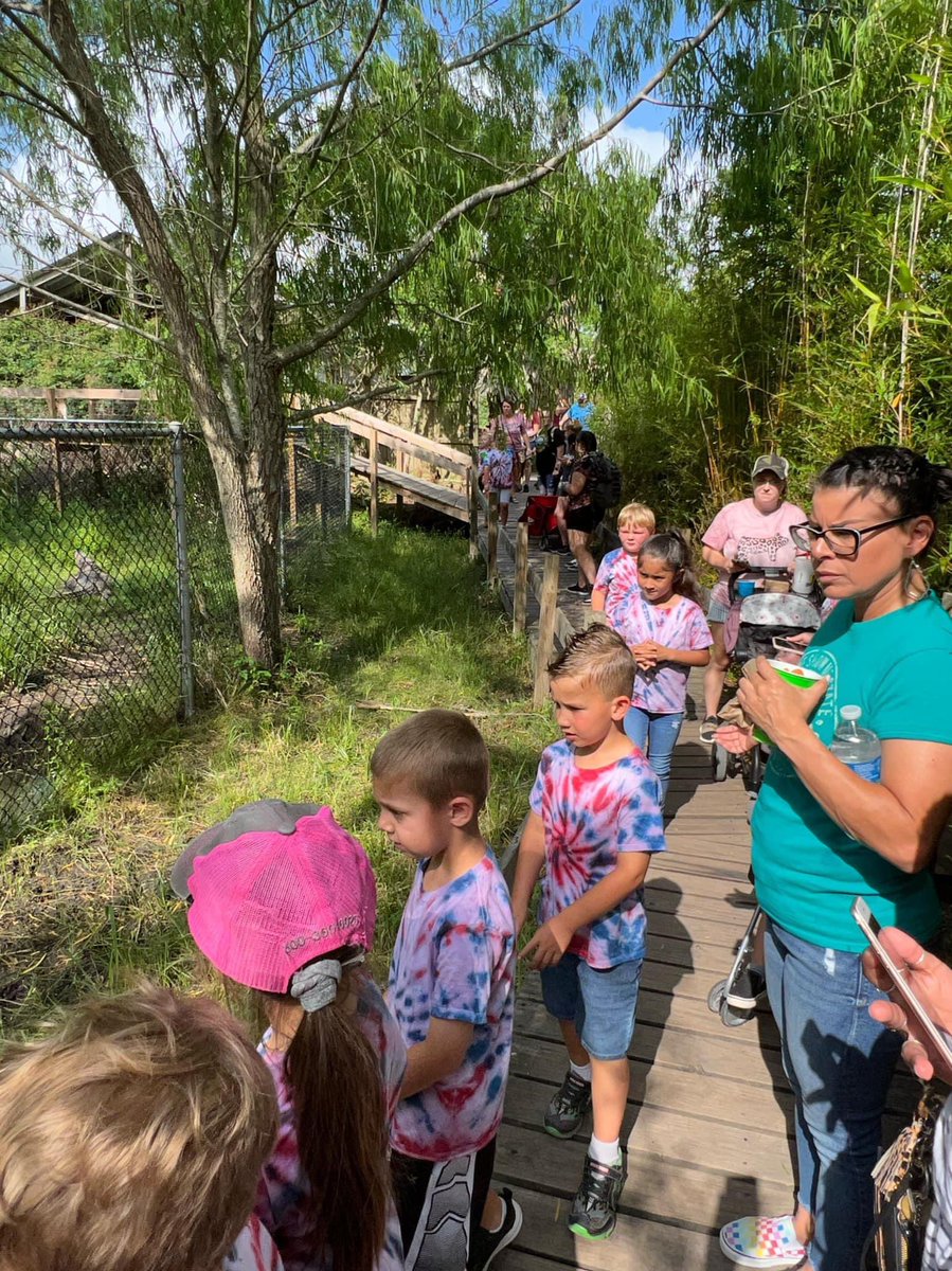 Here come the crocodiles!!!🐊 Kindergareten LOVED their field trip today. Thank you Crocodile Encounter for having us!