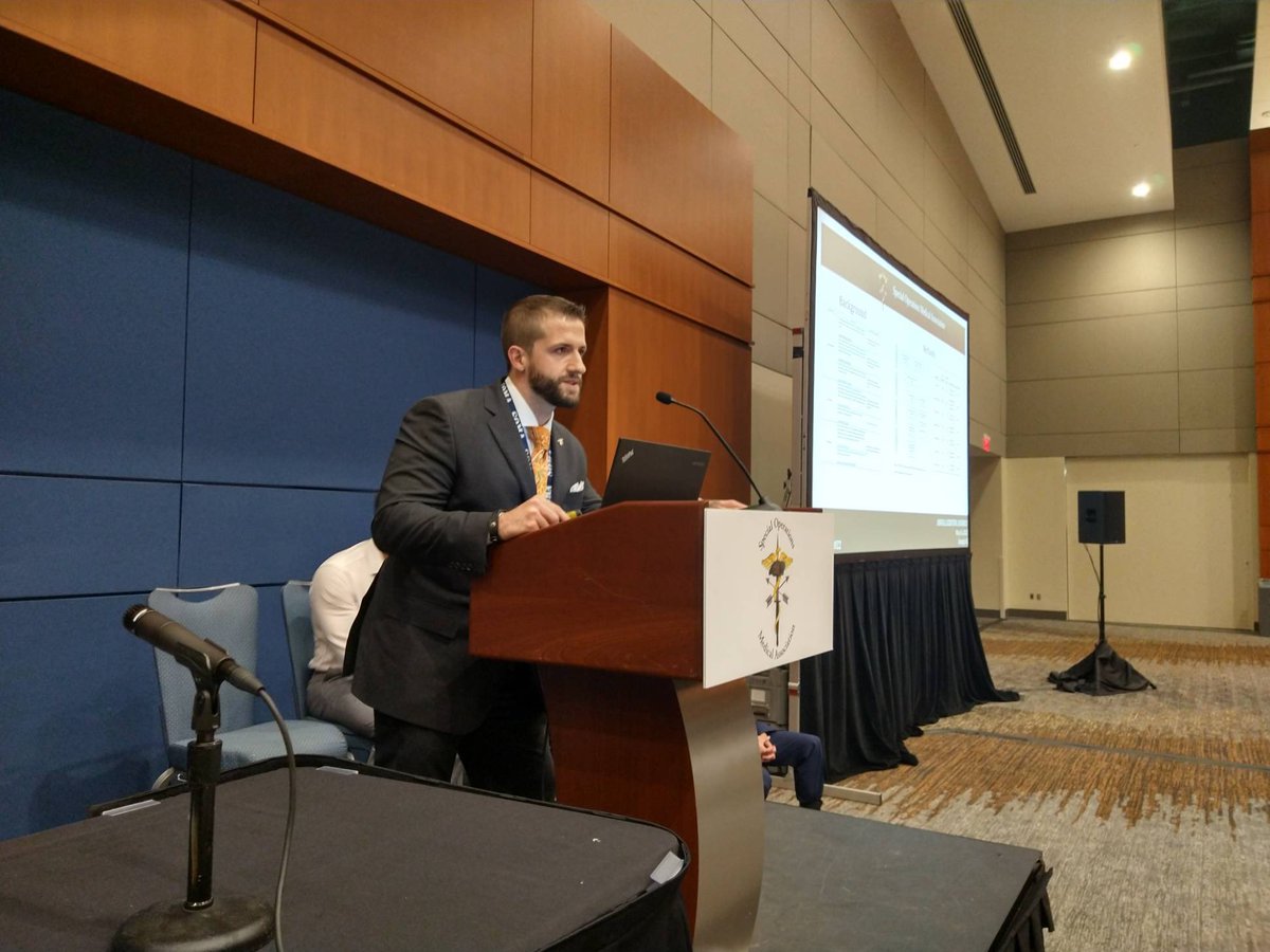 shanekronos's tweet photo. I enjoyed giving this talk about the importance of early calcium administration in trauma patients at @SpecOpsMedics.
We found that trauma patients were hypocalcemic without citrated blood product administration and were associated with higher mortality and transfusion needs. https://t.co/MrYfm4xukm