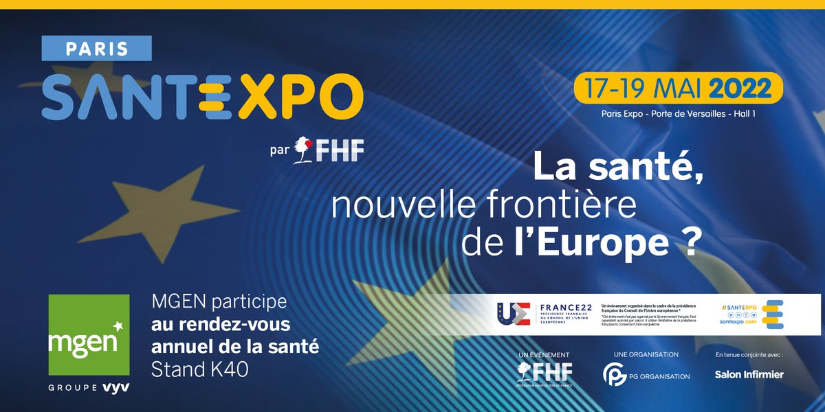 Les 17-19/05, retrouvez #MGEN à <a href="/parisSANTEXPO/">SantExpo</a> !

Au programme : #SportSanté avec <a href="/marijoperec/">Marie José Pérec</a>, présentation de @Vivoptim, d'une étude du <a href="/FondsFHF/">Fonds FHF</a>
sur l'impact du #numérique en #pharmacie et #chirurgie, #innovation et #handicap.

Rdv sur le stand K40 : mgen.fr/actus-conseils…