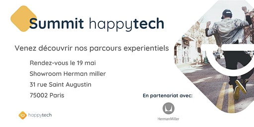 FondationTA's tweet photo. 📅#Event La qualité de l'#experience #collaborateur au sein de l'#entreprise sera mise à l'honneur le jeudi 19 mai | @HappyTechFrance @HermanMiller #Summithappytech2022
👉Inscription ici : https://t.co/a16uy9jp68 https://t.co/LhpDKvPfEN