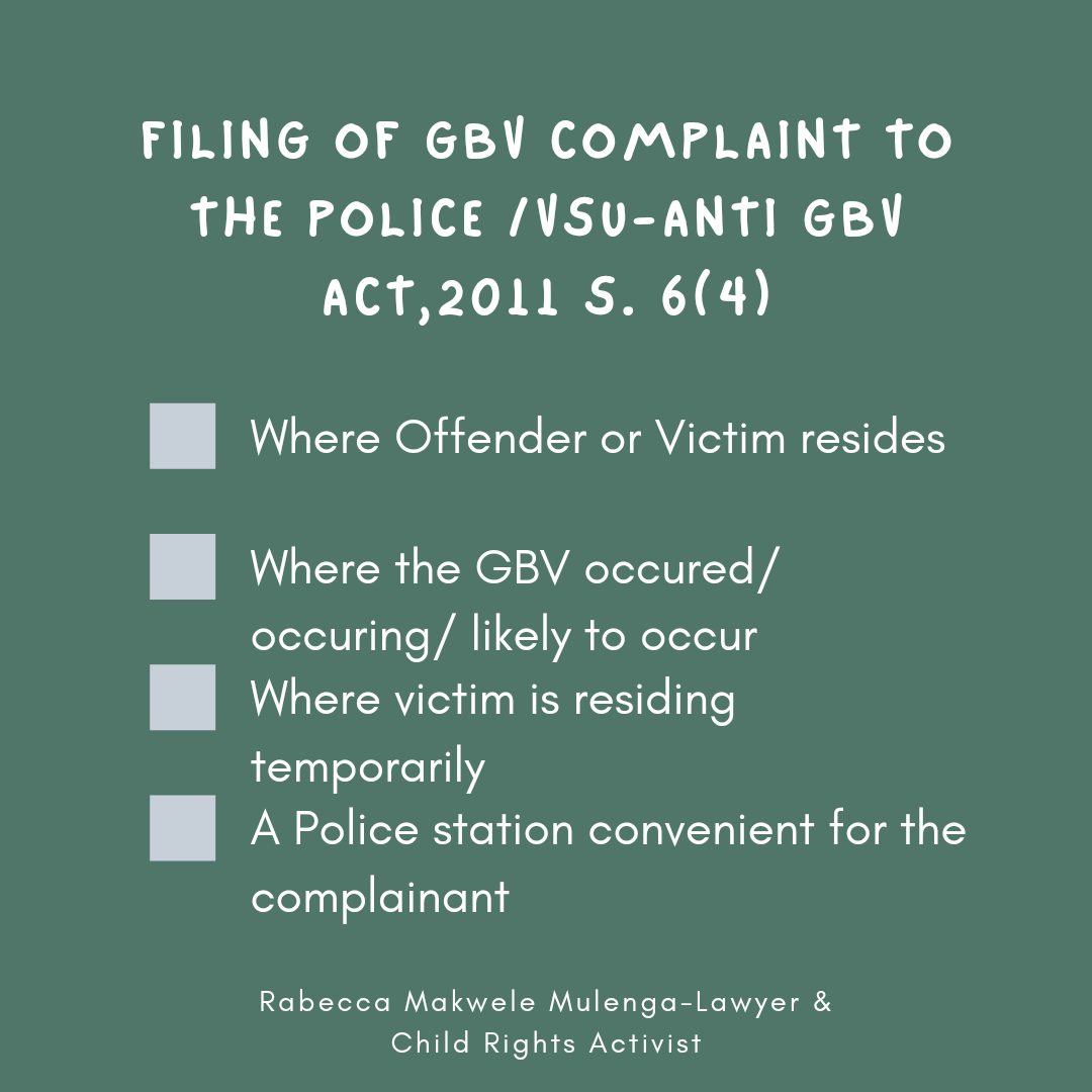 A Complaint of GBV may be filed by any other person or Institution with information about the GBV where the Intervention is in the Interest of the Victim !! 

Kulibe Jurisdiction in Short 📌
<a href="/MutintaMazoka/">Mutinta Mazoka</a> <a href="/MrsHichilema/">Mutinta Hichilema</a> <a href="/SylviaTMasebo/">Hon. Sylvia Masebo</a>