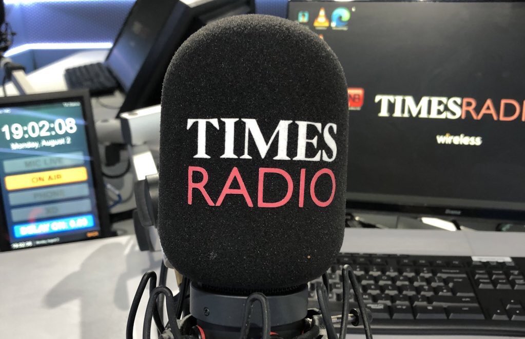 kaitborsay's tweet photo. Afternoon from @TimesRadio towers! Coming up from 1pm:

• @alfie_stirling @sarahecoles interest rates📈
• @lesiavasylenko Ukraine🇺🇦
• @ramitanavai Afghan women🇦🇫
• @StevenIsserlis @obituarywriter LIFE &amp; TIMES Radu Lupu🎹
• @AnokaAbe🇱🇰 https://t.co/oXSGomje2H