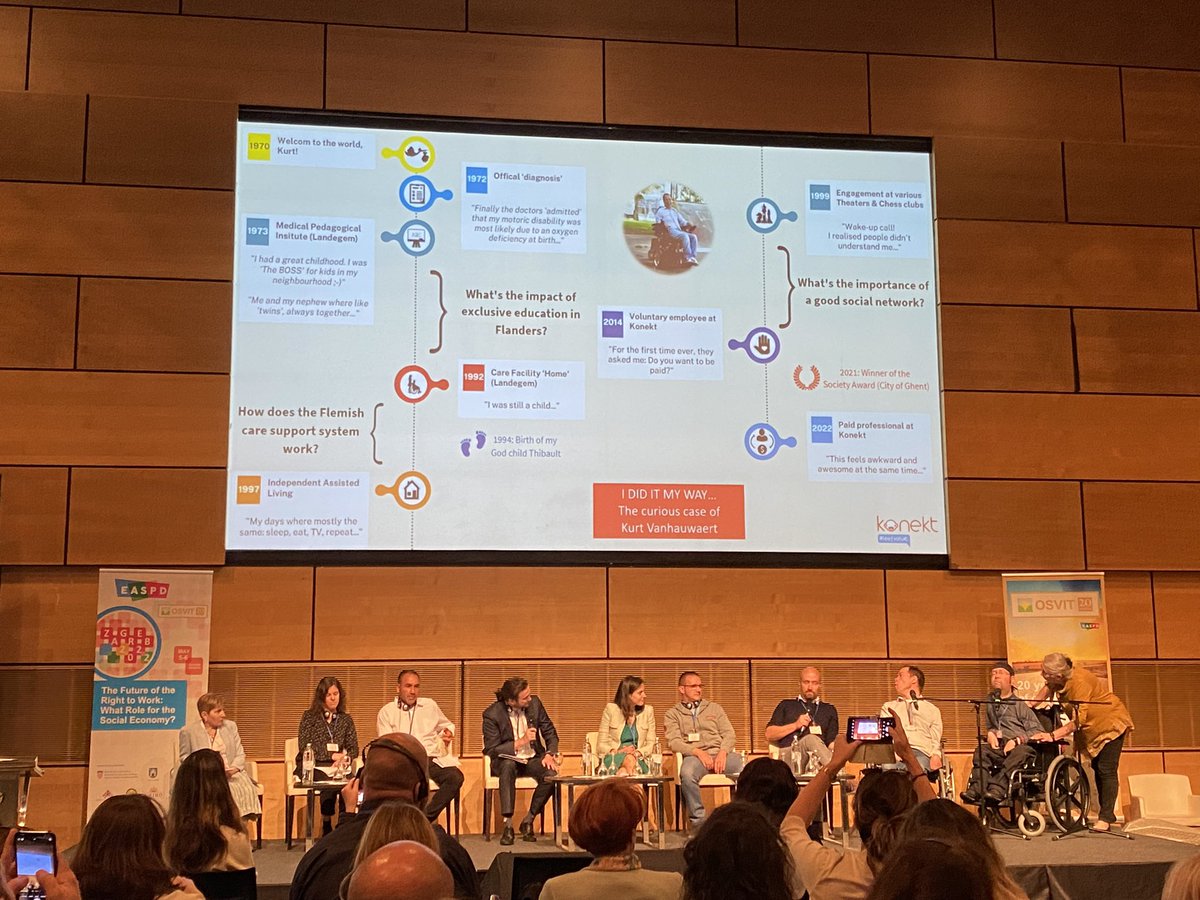 ePortfolioSE's tweet photo. Being at the EASPD conference in Zagreb, we have to accept that there’s still so much to do to create a true honest and inclusive world. Even though so much has already been done and is done! 
#EmploymentForAll #ePortfolioSE #jobcoach https://t.co/Qa3OnhASuz