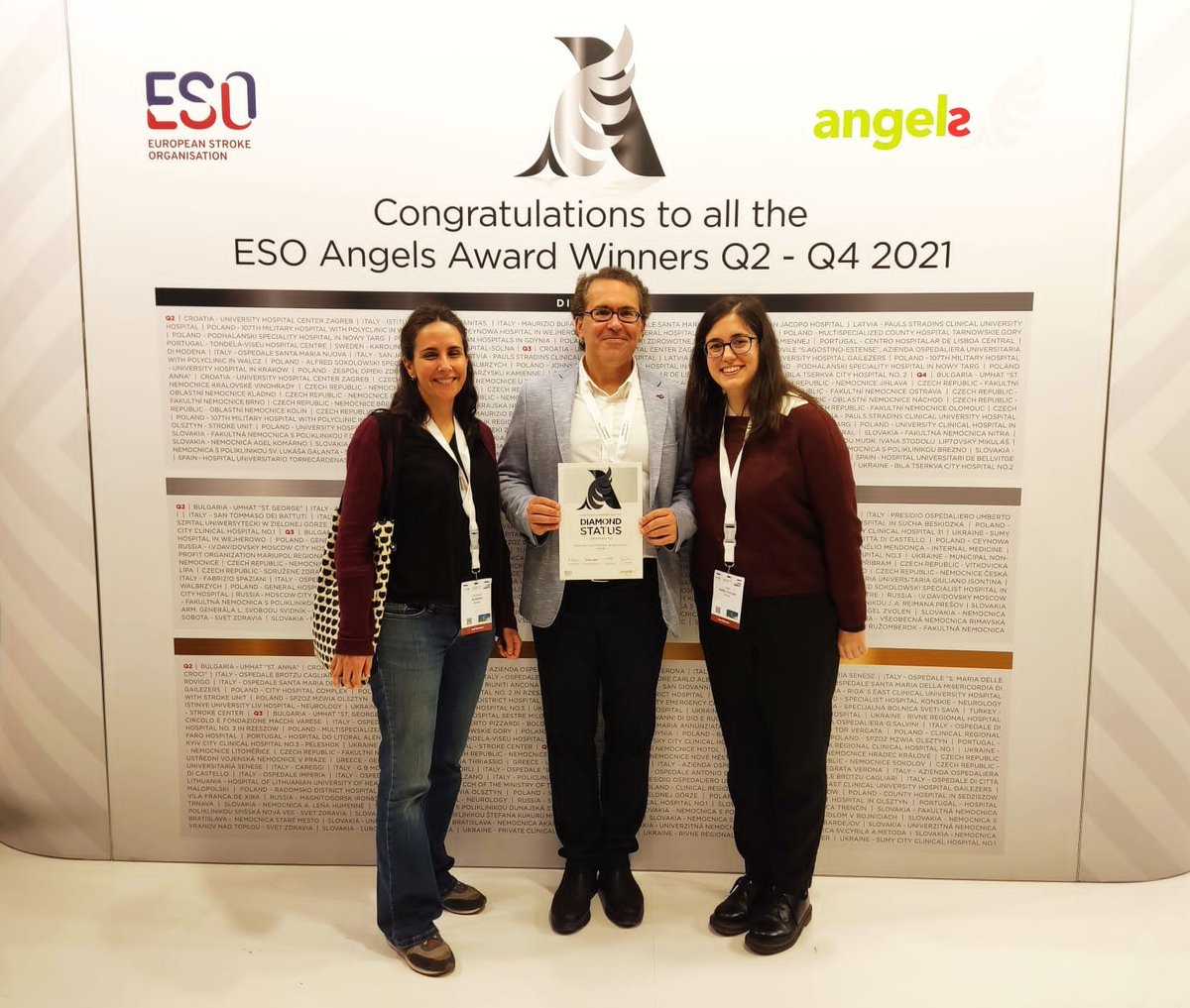 Neurologia Bellvitge (@neurologiahub) on Twitter photo Felicitaciones al equipo de la Unidad de Ictus por alcanzar el Diamond Status reconocido por la World Stroke Association!!
#Neurovascular #NeurologyHUB
#orgullbellvitge #ESOC2022
<a href="/hbellvitge/">Hospital Universitari Bellvitge | HUB</a> <a href="/ESOstroke/">European Stroke Org</a> <a href="/WorldStrokeOrg/">World Stroke Org</a> Felicitaciones al equipo de la Unidad de Ictus por alcanzar el Diamond Status reconocido por la World Stroke Association!!
#Neurovascular #NeurologyHUB
#orgullbellvitge #ESOC2022
<a href="/hbellvitge/">Hospital Universitari Bellvitge | HUB</a> <a href="/ESOstroke/">European Stroke Org</a> <a href="/WorldStrokeOrg/">World Stroke Org</a>