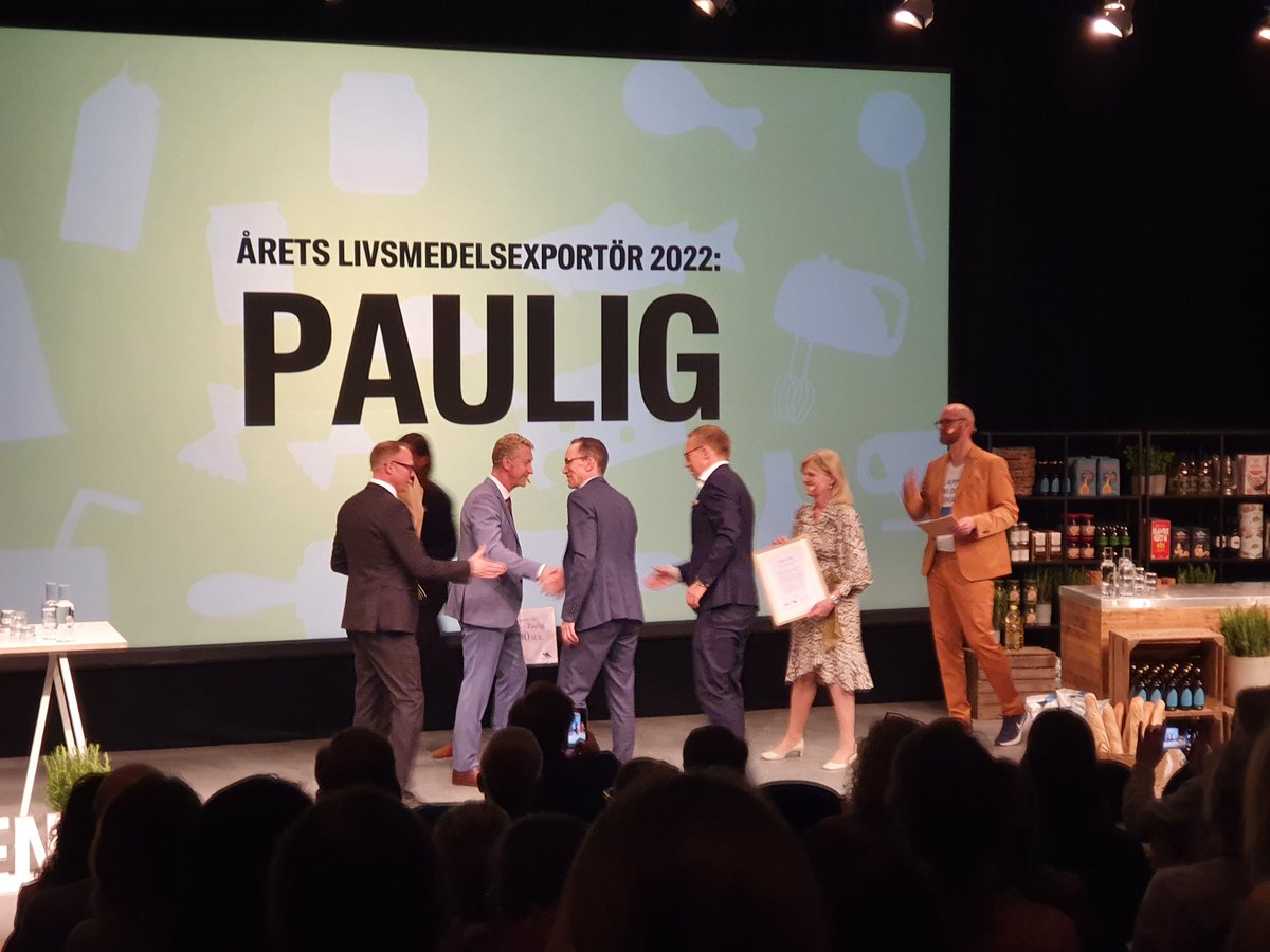 Grattis Paulig till priset Årets livsmedelsexportör 2022! Imponerande 🙌🏼 #matdagen2022