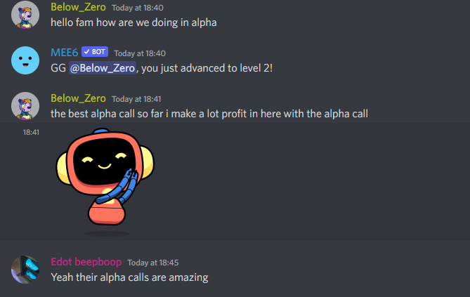 Have you seen our alpha calls? Only one more week till they're only available to holders.

Take advantage now!

MBOTS ASSEMBLE 🤖