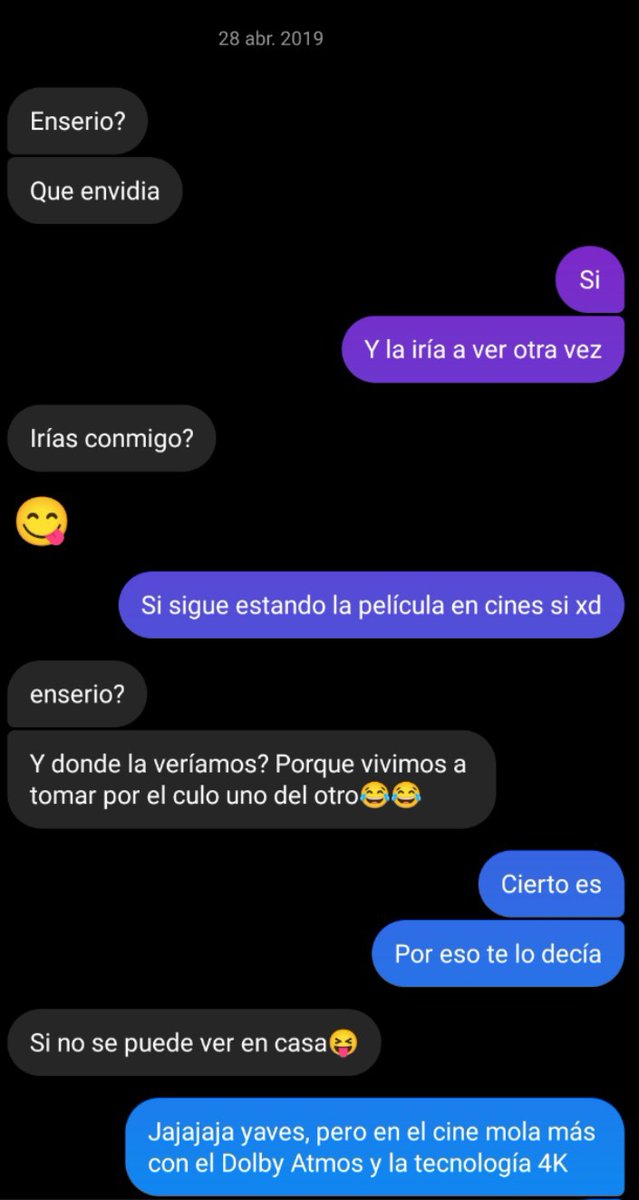 Cuando os digan que los hombres no pillamos las indirectas, yo hablando con una chavala en 2019