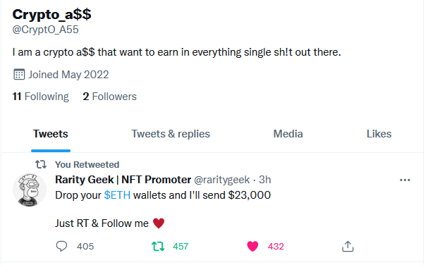 CryptO_A55's tweet photo. @raritygeek HERE's MINE

0xcA937F7F41FbdB4dEf0658480A1ADA22A2DC1026 https://t.co/yX7b5v4uCc