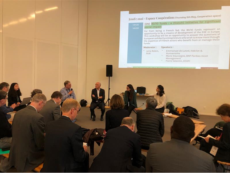 Label_Finansol's tweet photo. According to Emmanuel de Lutzel @emmlulu , "It’s interesting to develop the market as more and more people are trying to change the world with their investment. More people are aware. These 90/10 funds are an answer for them". 
#SocialEconomy4Future #StrasbourgConference https://t.co/zfN4ni0bXa