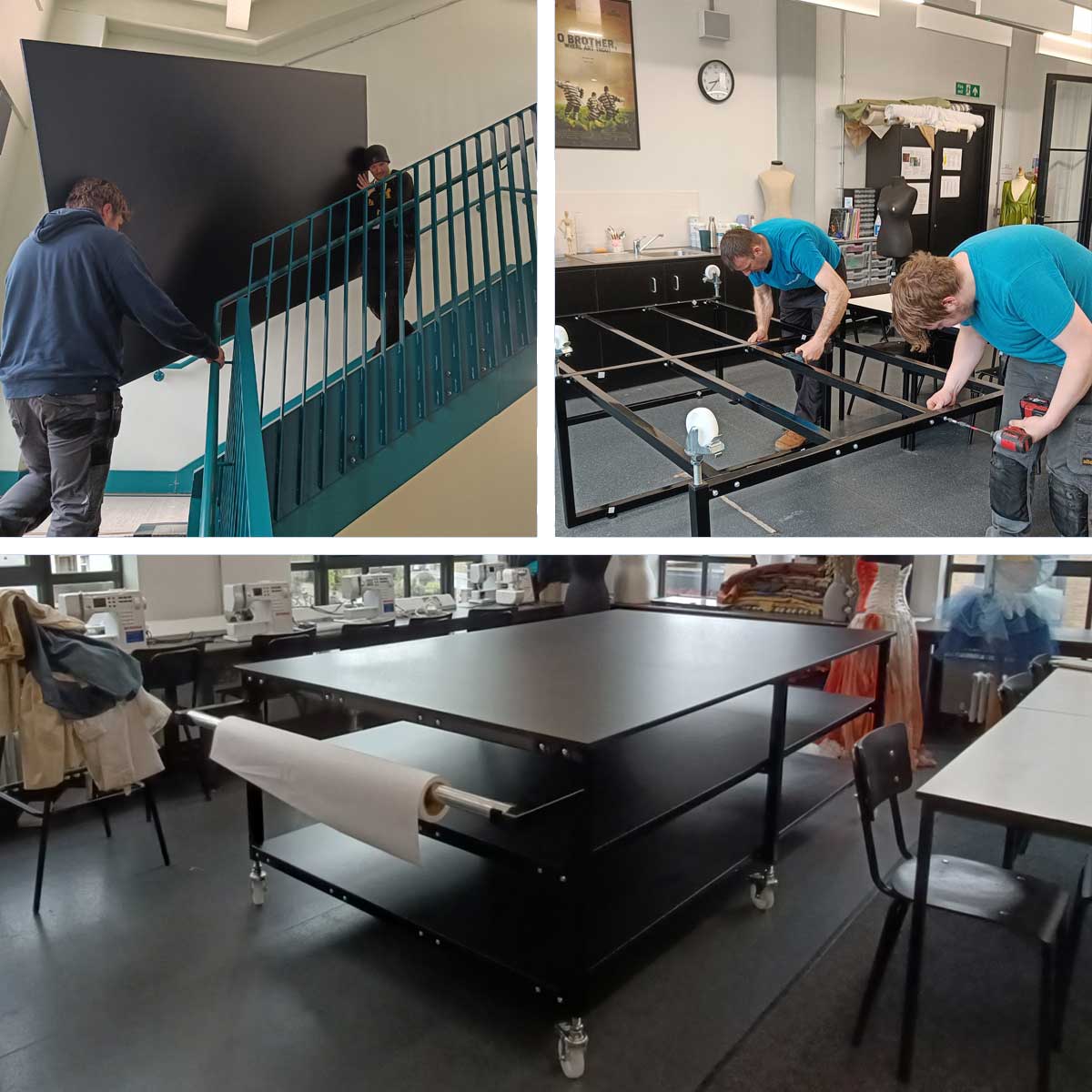 conveyors's tweet image. Another #cuttingtable installation completed!
#fashion #textiles #costume #costumedesign