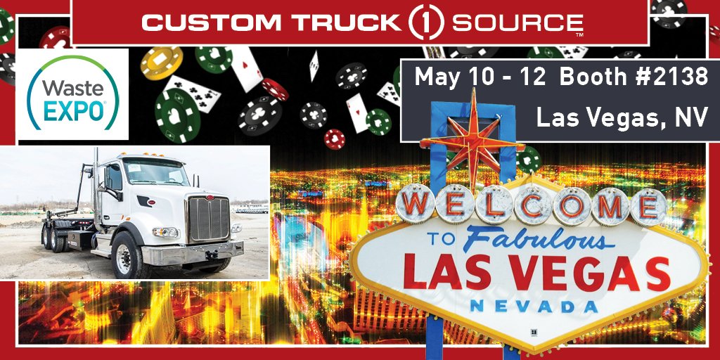 Heading to @Waste_Expo next week and we bringing the trucks! Booth #2138!

#HappyHour #Giveaways #Palfinger #containerhandlers #hooklifts