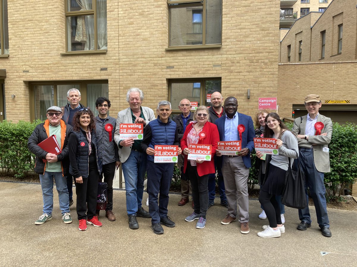 Just completed a whirlwind #GOTV session with @SadiqKhan @BarnetLabour @WestVaughan @BarryJohnRawlin @RishikeshChakr9  @specialErny @AndreaBilbowOBE