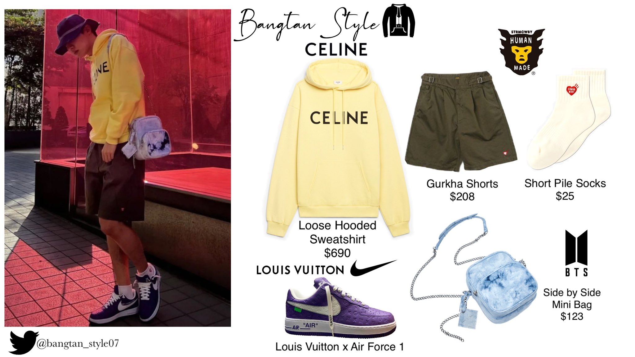 Bangtan Style⁷ (slow) on X: BTS on You Quiz On The Block BTS OUTFITS [ Louis  Vuitton] #SUGA #JIN #RM @BTS_twt  / X