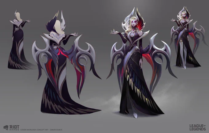 Simon Dubuc recently left Riot for Odyssey Interactive, he was a Senior Concept Artist and focused on legendaries. Some of his work included Dark Cosmic Jhin, Coven Morgana, Battle Academia Ezreal, Battle Queen Katarina, Galaxy Slayer Zed and all 3 Leonas https://t.co/k0iOxSEiFb 