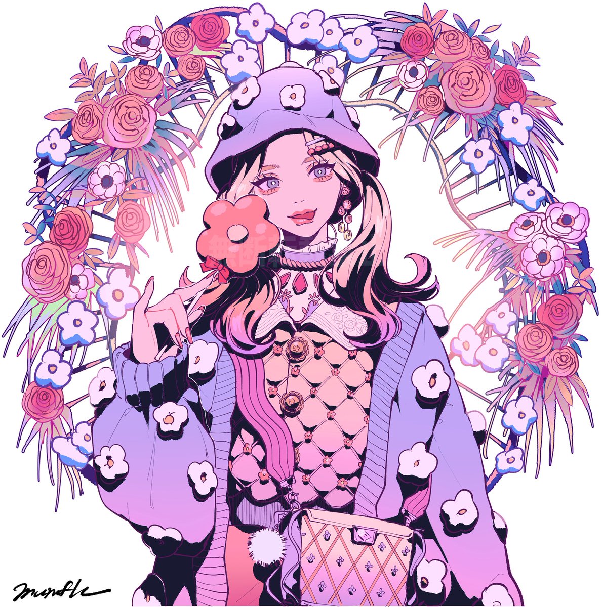 万年喪服　イラスト　キャンバス 万年喪服 | 福岡のイラストレーター