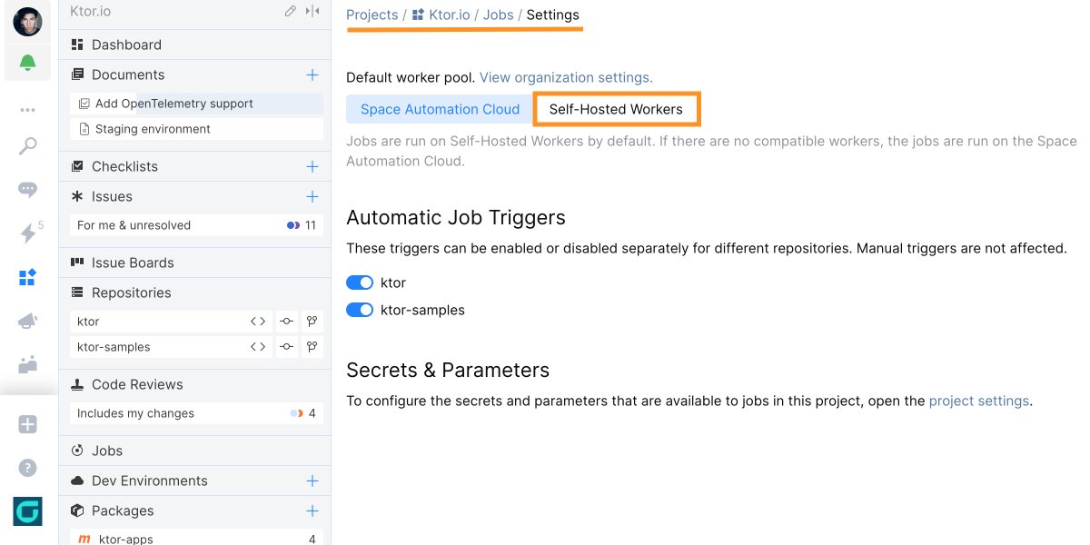 jetbrains_space's tweet photo. 🤖 Introducing Automation self-hosted workers – a new way to run Automation jobs that are not possible with containers, on your own hardware! 

Run build scripts on your own hardware or virtual machines on Linux, Windows, and macOS.

Learn more: https://t.co/RJsFXYRaK8 https://t.co/wIwVQ0Hxit