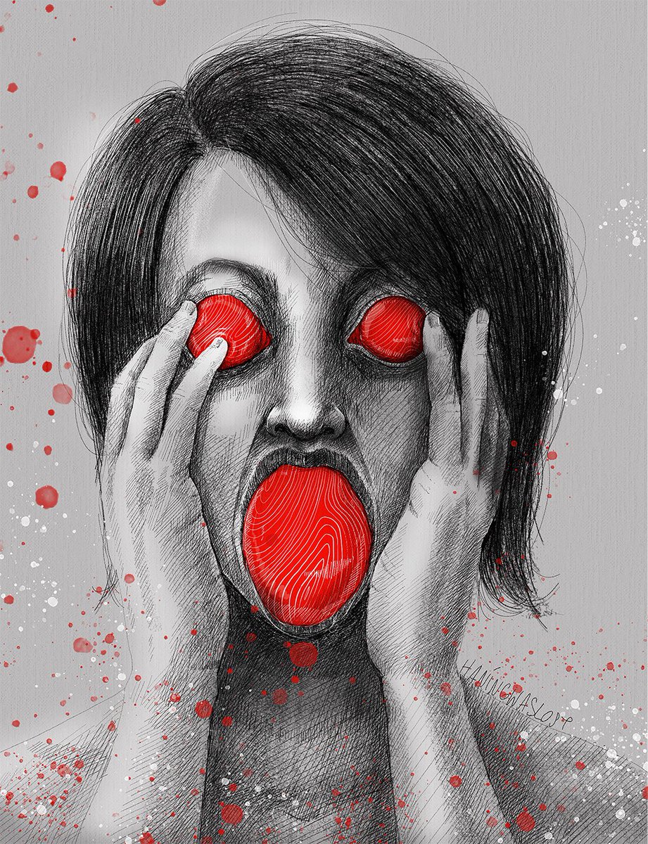Bloody 1/1 on <a href="/KnownOrigin_io/">KnownOrigin.io</a> 
Crybaby cry 🩸

She still find her new home

0.2 $ETH

🫀 knownorigin.io/gallery/979400…