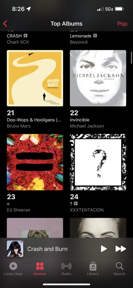 b3st0fj0y's tweet photo. #MJInvincible has hit a new peak on the Apple Music Pop Albums chart at #22, #HeavenCanWait has dropped risen back to #40!! #BUYANDSTREAMMJINVINCIBLE https://t.co/a1zPm2ITeT