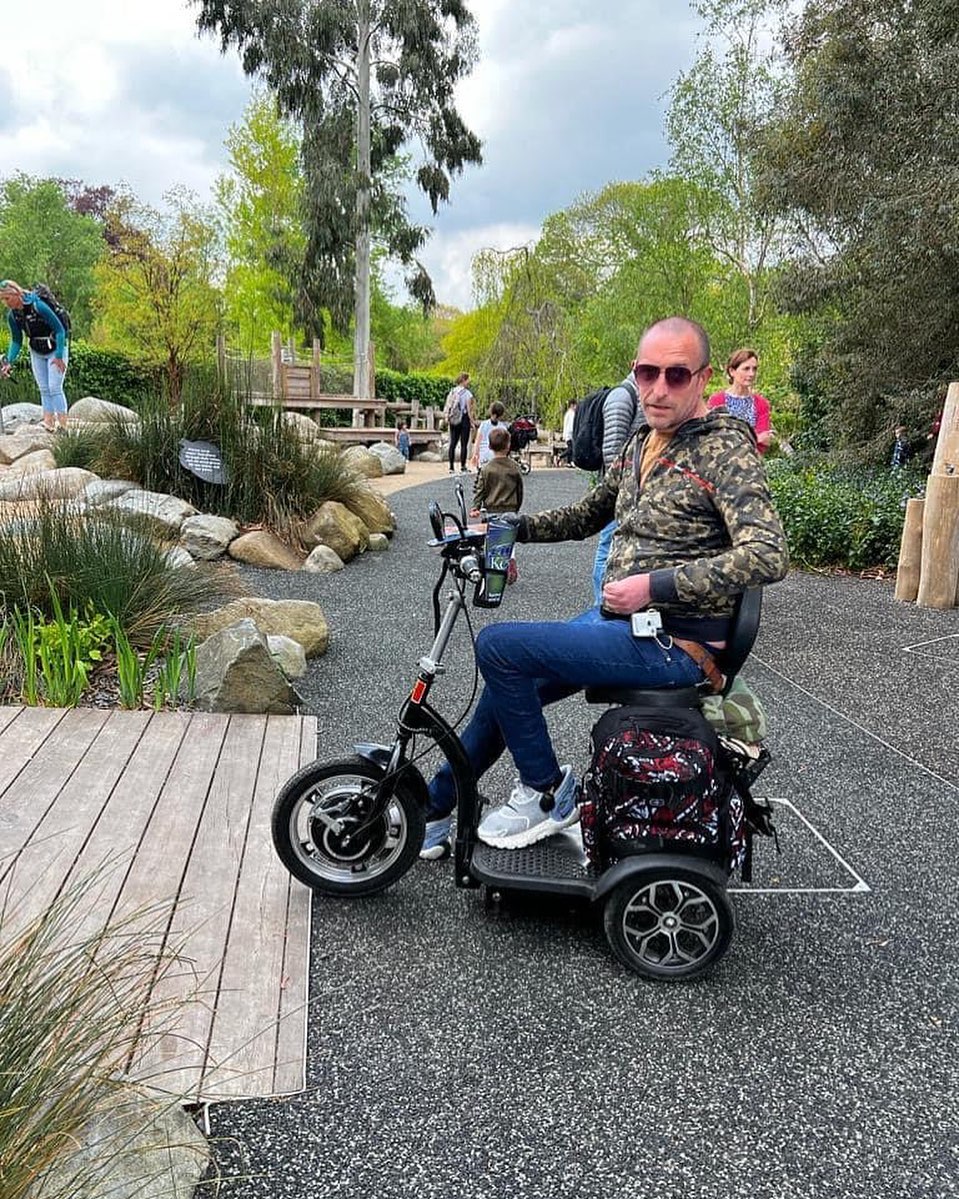 This is Neil, Neil is awesome, when Neil was able to climb a ladder he helped us out at K+K, now our turn to return the favour. 

Help Neil get a new scooter after his was stolen from his car outside of his house! 

gofund.me/ce4fe28b

#gofundme #pleasehelp #theivingscumbags