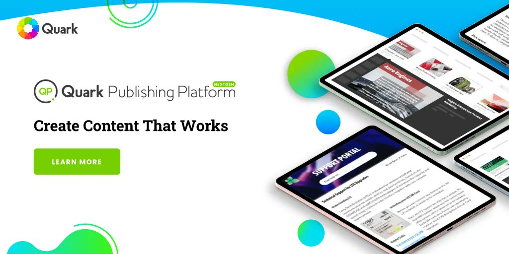 QuarkXPress's tweet image. Transform not only how you manage your content lifecycle but also your entire content ecosystem. Learn what content automation benefits you can expect to realize by implementing Quark Publishing Platform. Learn more. buff.ly/3y7zI6A

#ContentAutomation #ContentThatWorks