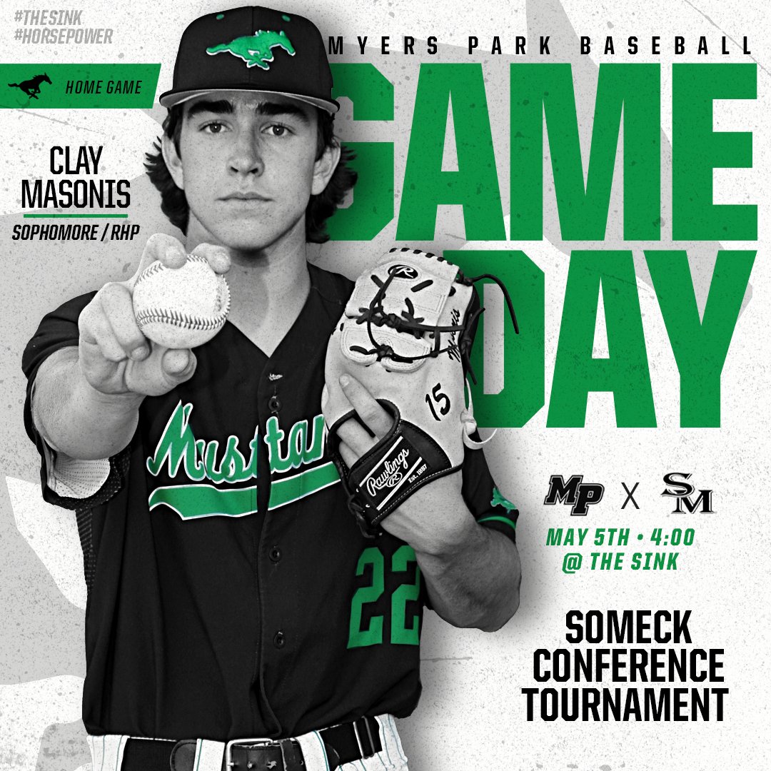 MPHSBaseball_NC's tweet photo. The SoMeck Conference Tournament resumes today at The Sink. 

🆚 South Meck
📍 Myers Park HS
🕠 4:00 pm

#thesink
#horsepower
🐎💪 https://t.co/RMOmaY32yy