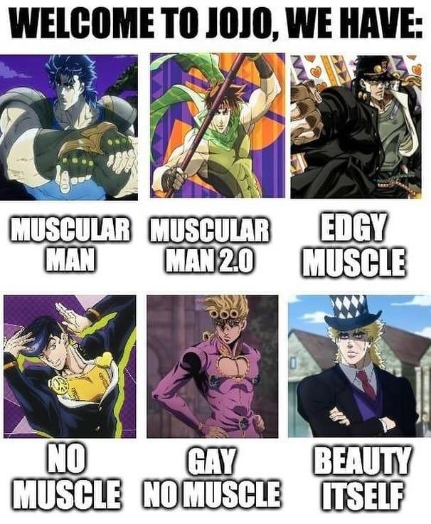 JoJo fans making the worst memes in existence (@existjojomemes) / X