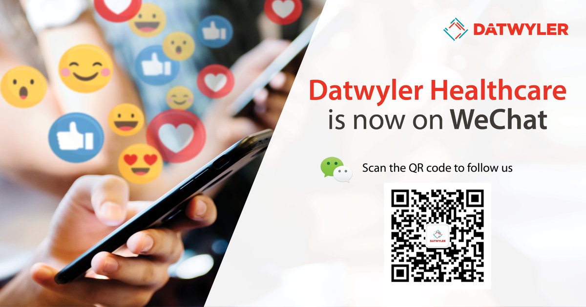 The Datwyler Pharma & Medical Packaging WeChat account is officially here! Scan the QR code to follow us! #DiscoverDatwyler