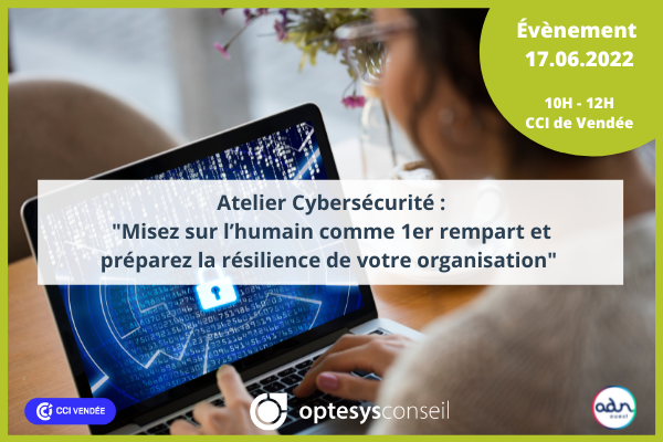 Nous vous donnons rendez-vous le vendredi 17 juin prochain pour parler #cybersécurité avec Stéphane Vrignaud et <a href="/BrunoMadier/">Bruno Madier</a>, expert en cybersécurité. 
Evènement co-organisé <a href="/ccivendee/">CCI Vendée</a> et @adnouest. 
Les inscriptions sont ouvertes ➡️ evenclic.com/?e=cyberattaqu…