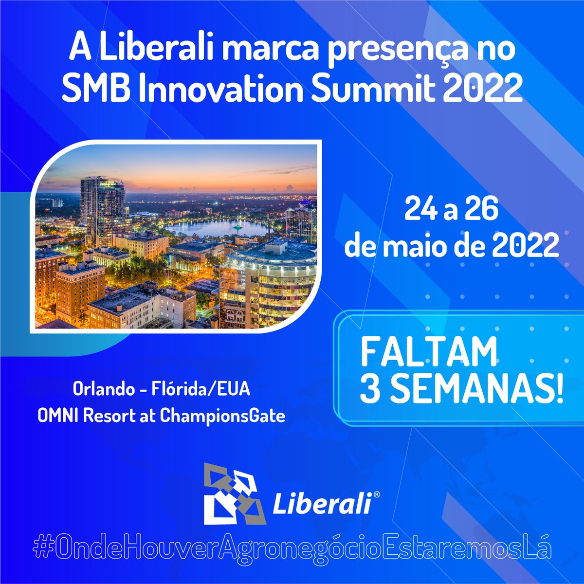 Faltam 3 semanas para o SMB Innovation Summit que acontecerá em Orlando - Fl.
.
We are 3 weeks away from the SMB Innovation Summit that will take place in Orlando - Fl.

#smbinnovationsummit #orlando #sap