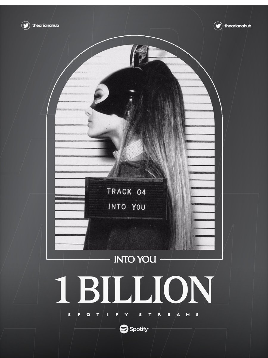 “Into You” has reached 1 billion streams on Spotify. It’s her 6th song to achieve this and the 4th solo – the most for any female artist.