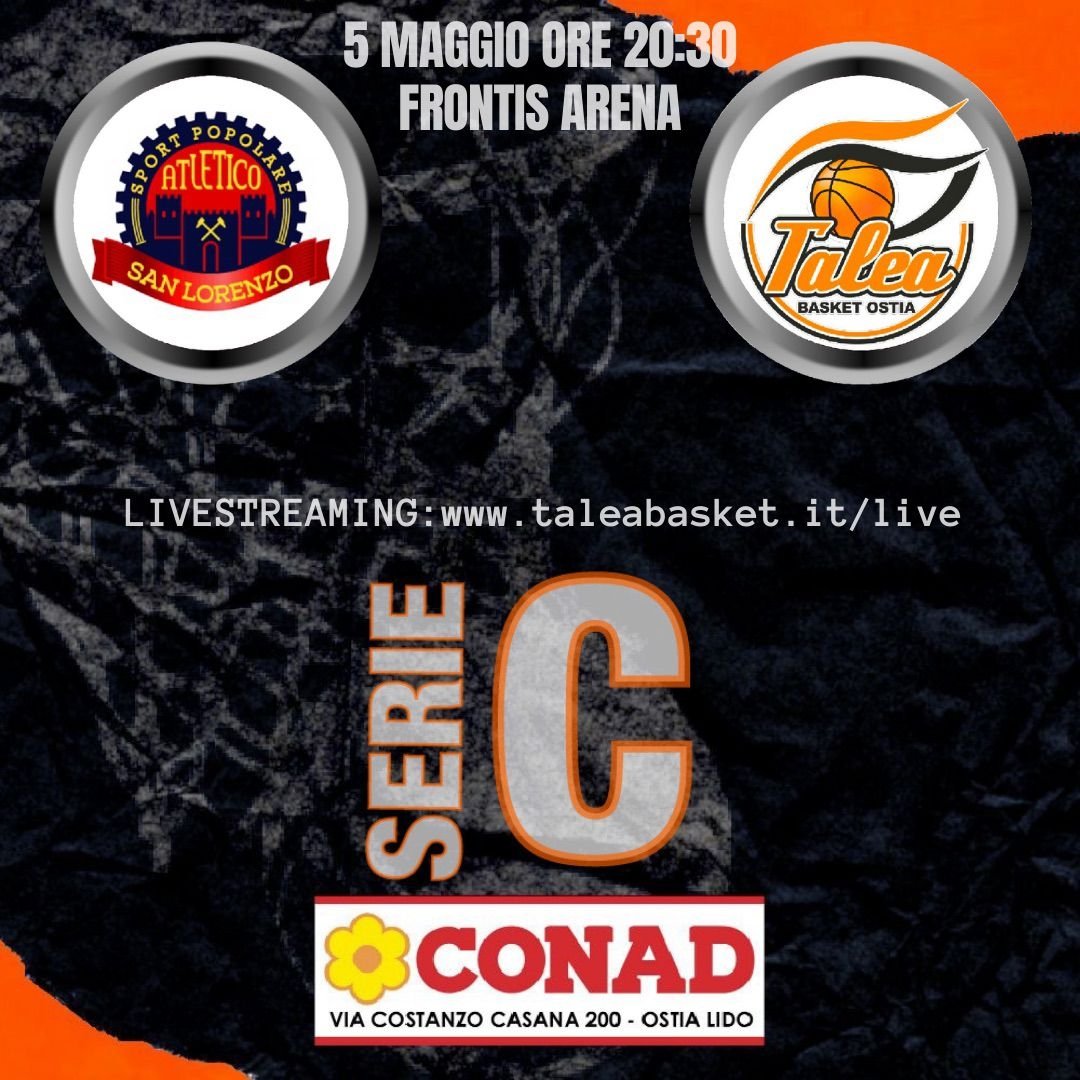 Taleabasket's tweet photo. Questa sera, ore 20:30 in campo la Serie C sul parquet dell' Atletico San Lorenzo.
Forza ragazze
Forza TALEA 💪🧡🖤🏀

#basketfemminile #talea #taleabasket #ostia #ostialido #lasquadraprima https://t.co/kxgG7DKgg6