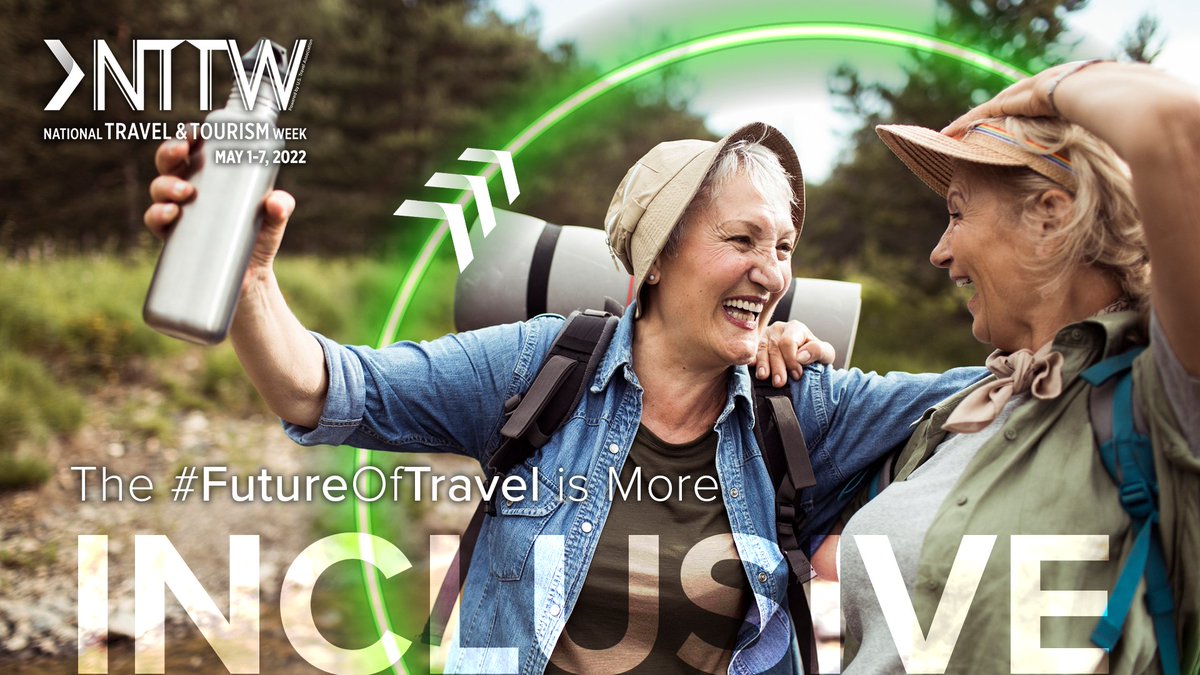 The #FutureOfTravel is inclusive. Together we are celebrating one of our nation’s greatest strengths: the diversity of our people, places and POVs. #NTTW22