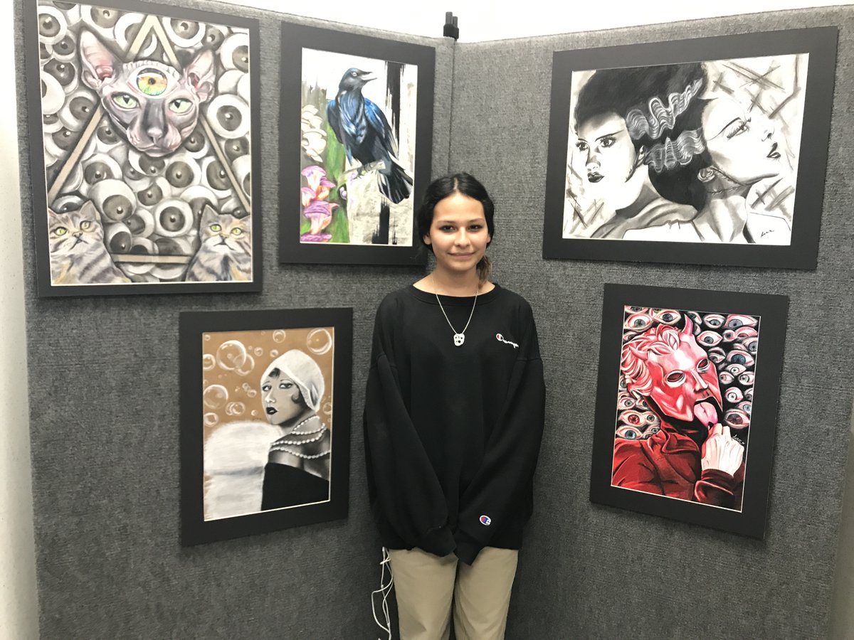 Mr. Peel (@cwpeelart) on Twitter photo Blanson CTE Underclassmen Ap Artists and their Selected Works!
I'm very proud of these two students! Both of them are juniors and they have created some amazing work this school year!
<a href="/AldineArt/">Aldine ISD Visual Arts</a> <a href="/BlansonCTEHS/">Blanson CTE HS</a> <a href="/NewmanKaileigh/">Kaileigh Newman</a> Blanson CTE Underclassmen Ap Artists and their Selected Works!
I'm very proud of these two students! Both of them are juniors and they have created some amazing work this school year!
<a href="/AldineArt/">Aldine ISD Visual Arts</a> <a href="/BlansonCTEHS/">Blanson CTE HS</a> <a href="/NewmanKaileigh/">Kaileigh Newman</a>
