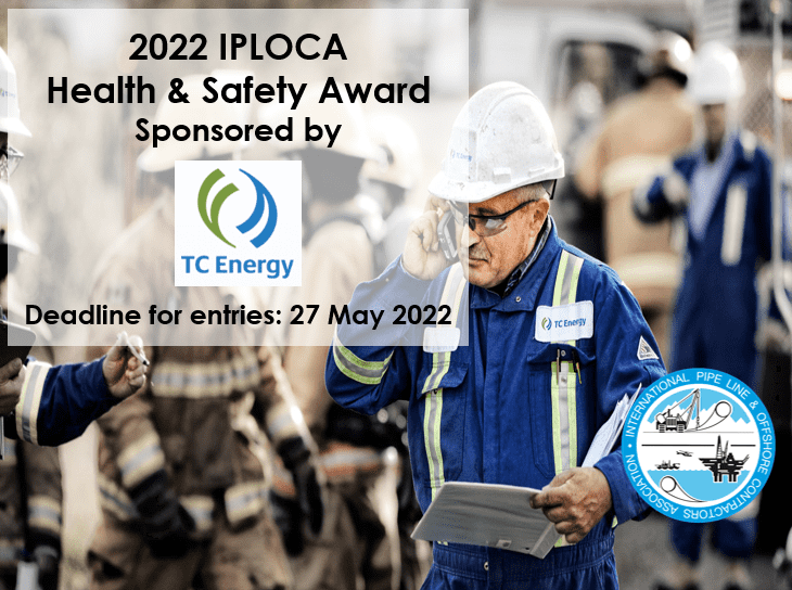 The deadline to submit your entries for the IPLOCA Health &amp; Safety Award sponsored by TC Energy is now set for 27 May 2022.
 
The winners will be announced at the IPLOCA Convention in September.
 
Take a look at the previous winning entries on our website: lnkd.in/d34DXMf
