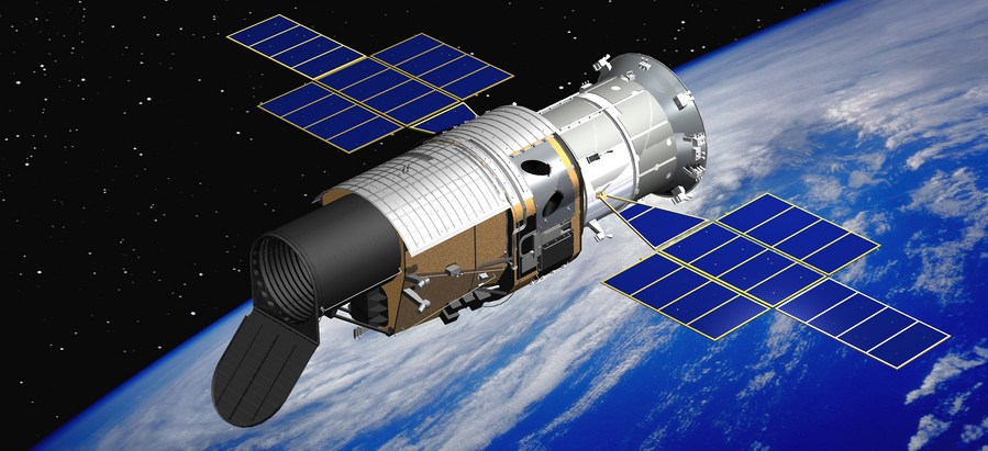 XHscitech's tweet photo. China's flagship telescope, slated to be launched at the end of 2023, is expected to provide humankind with fresh knowledge about distant galaxies, mysterious dark matter and dark energy, and the past and future evolutions of the universe https://t.co/plojGNJGOv https://t.co/PkzMObaqPs